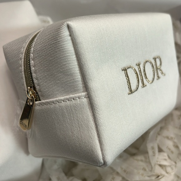 2 Dior makeup bags with gift box, ribbon - Picture 2 of 5